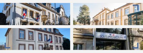 Bouton - Photos des sous-préfectures de la Moselle